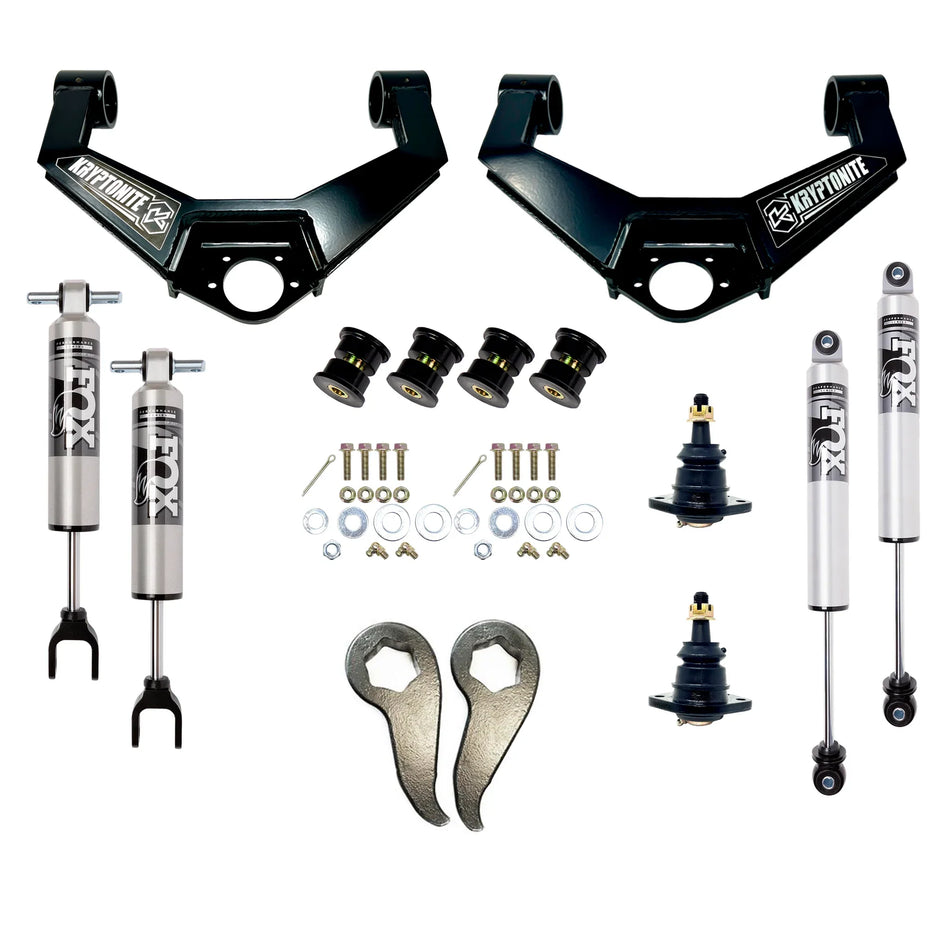 2020-2025 Duramax L5P Kryptonite Stage 4 Leveling Kit w/ Fox Shocks (KR20STAGE4FOX)