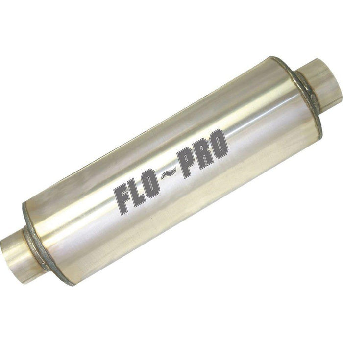 Universal Stainless 8" Fiberglass Packed Muffler