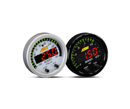 AEM X-Series Boost Pressure Display Gauge (30-0306/30-0308) - AEM Electronics