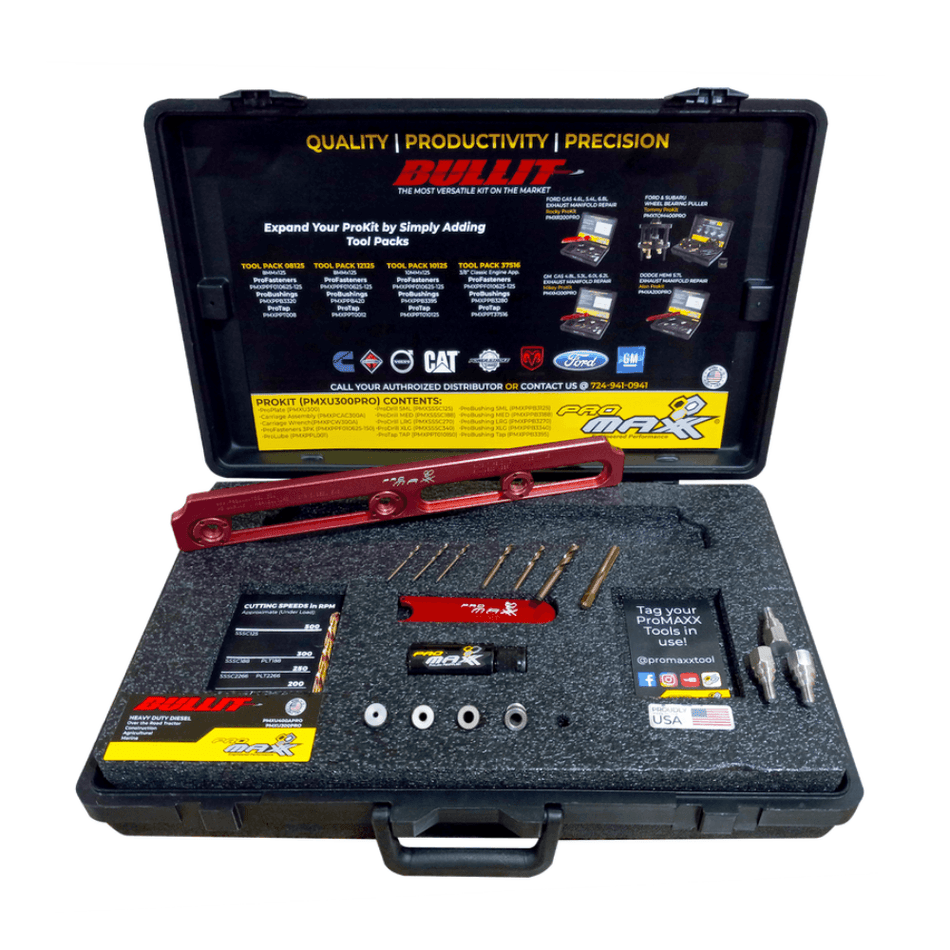 Bullit 3/8 Inch Classic Universal Adaptable Broken Bolt Tool (PMXU300PRO-CLASSIC) - ProMAXX