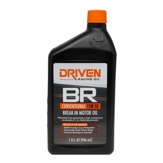 Driven Racing Oil BR 15W-50 Conventional Break-In Oil (00106)