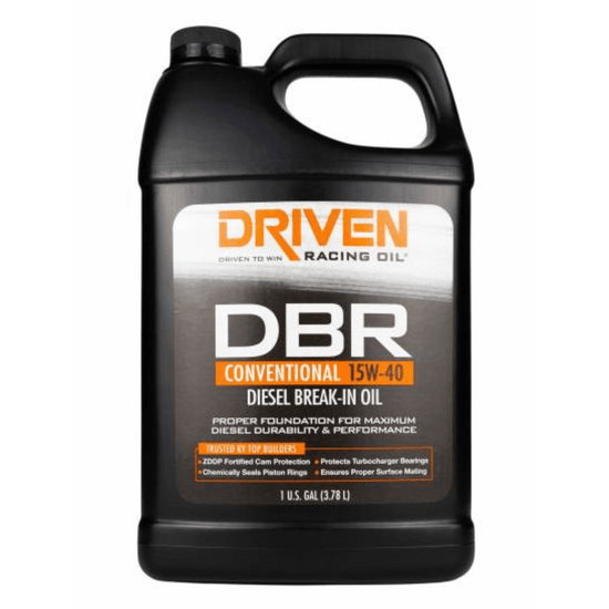 Driven Racing Oil DBR 15W-40 Conventional Diesel Break-In Oil (05308)