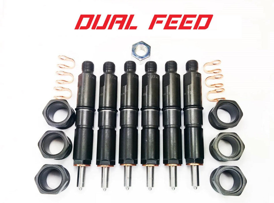 1994-1998 Cummins 5.9L Custom Dual Feed Injector Set (DDP9498-DF)