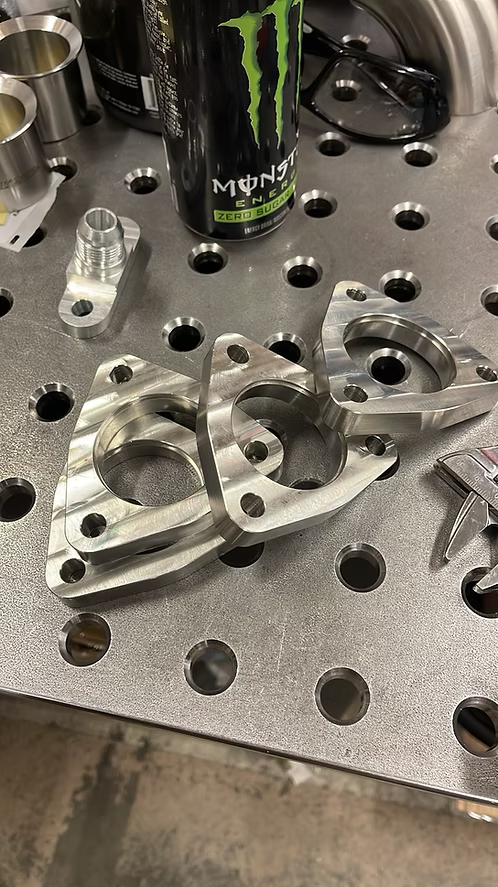 2008-2010 Powerstroke 6.4L Point Zero Up Pipe Flange
