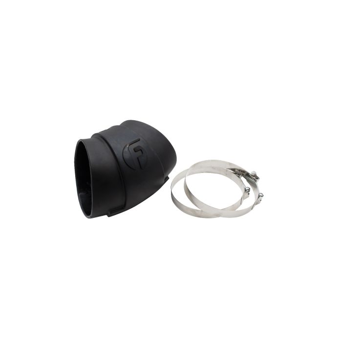 Universal Fleece Molded Rubber Universal Elbow for 5" Intakes (FPE-UNV-INTAKE-RUBBER-5)