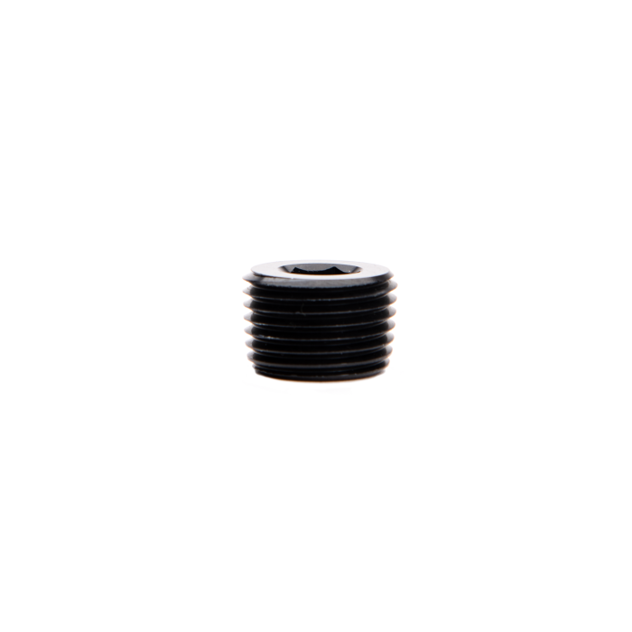 Universal Fleece 1/8,1/4,3/8,1/2,3/4" NPT Hex Socket Plug Black (FPE-NPT-18)