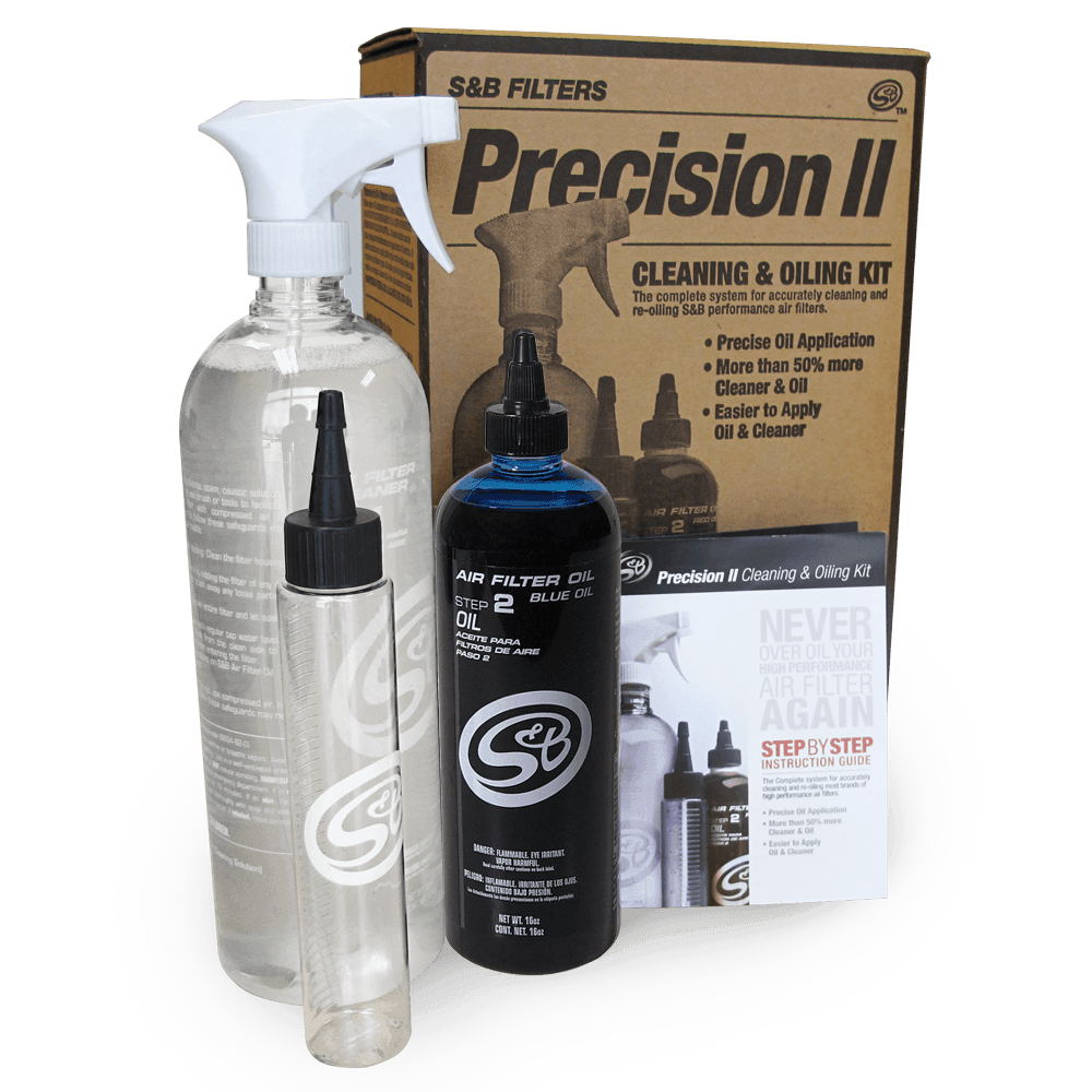  S&B Precision II Cleaning & Oil Kit (88-0008) - S&B Filters